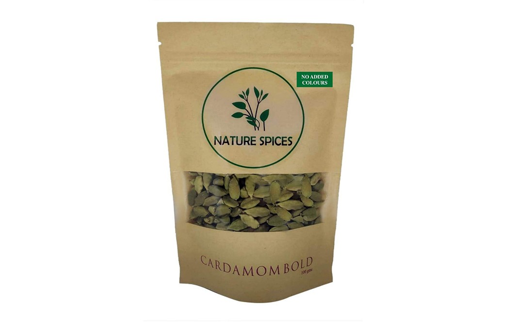 Nature Spices Cardamom Bold   Pack  100 grams
